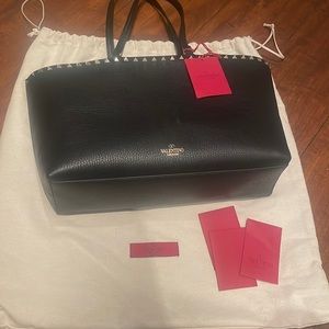 Valentino rock stud tote bag